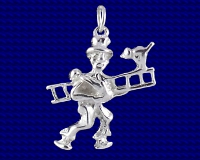 Sterling Silver Chimney Sweep charm